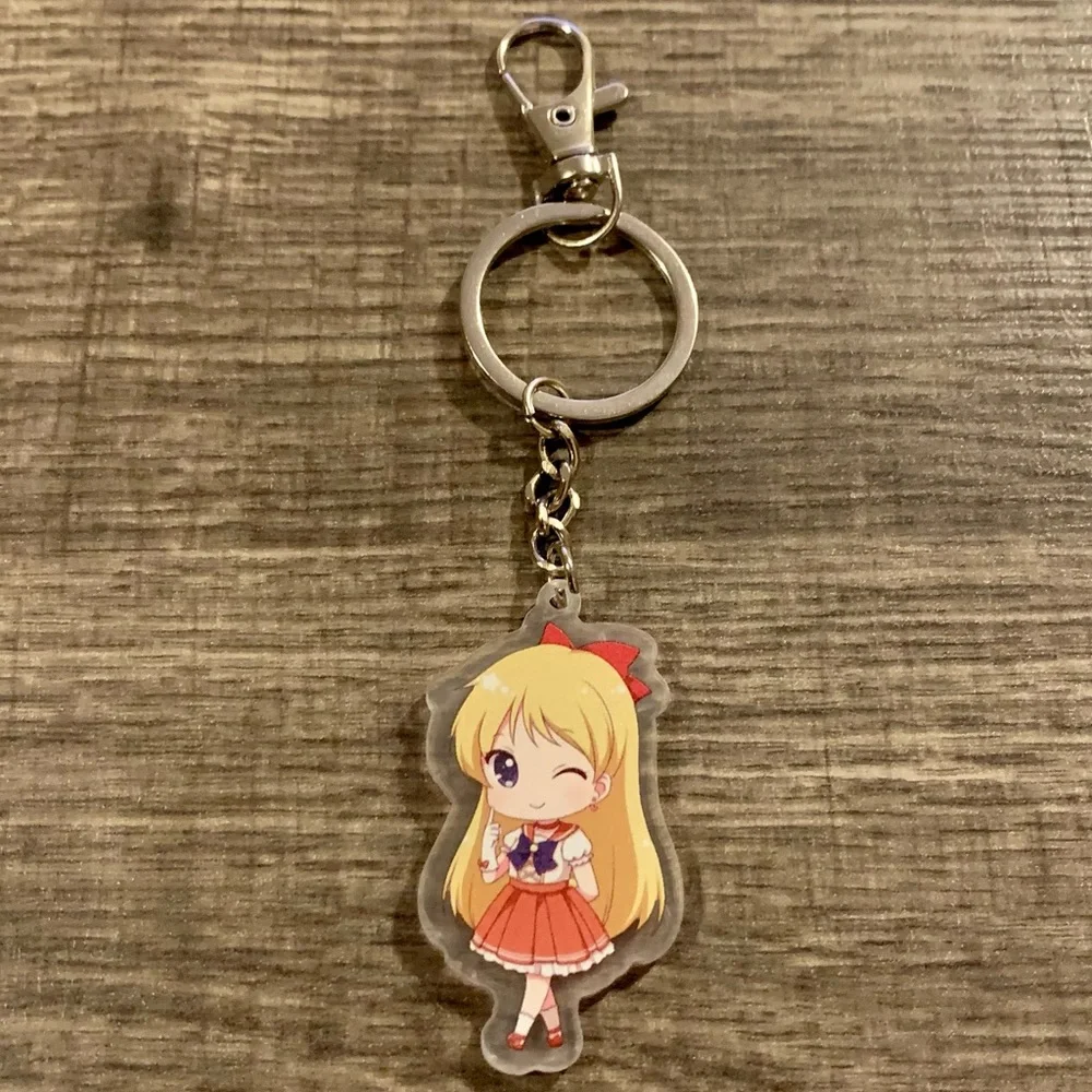 Sailor Moon: Sailor Venus Charm Keychain
